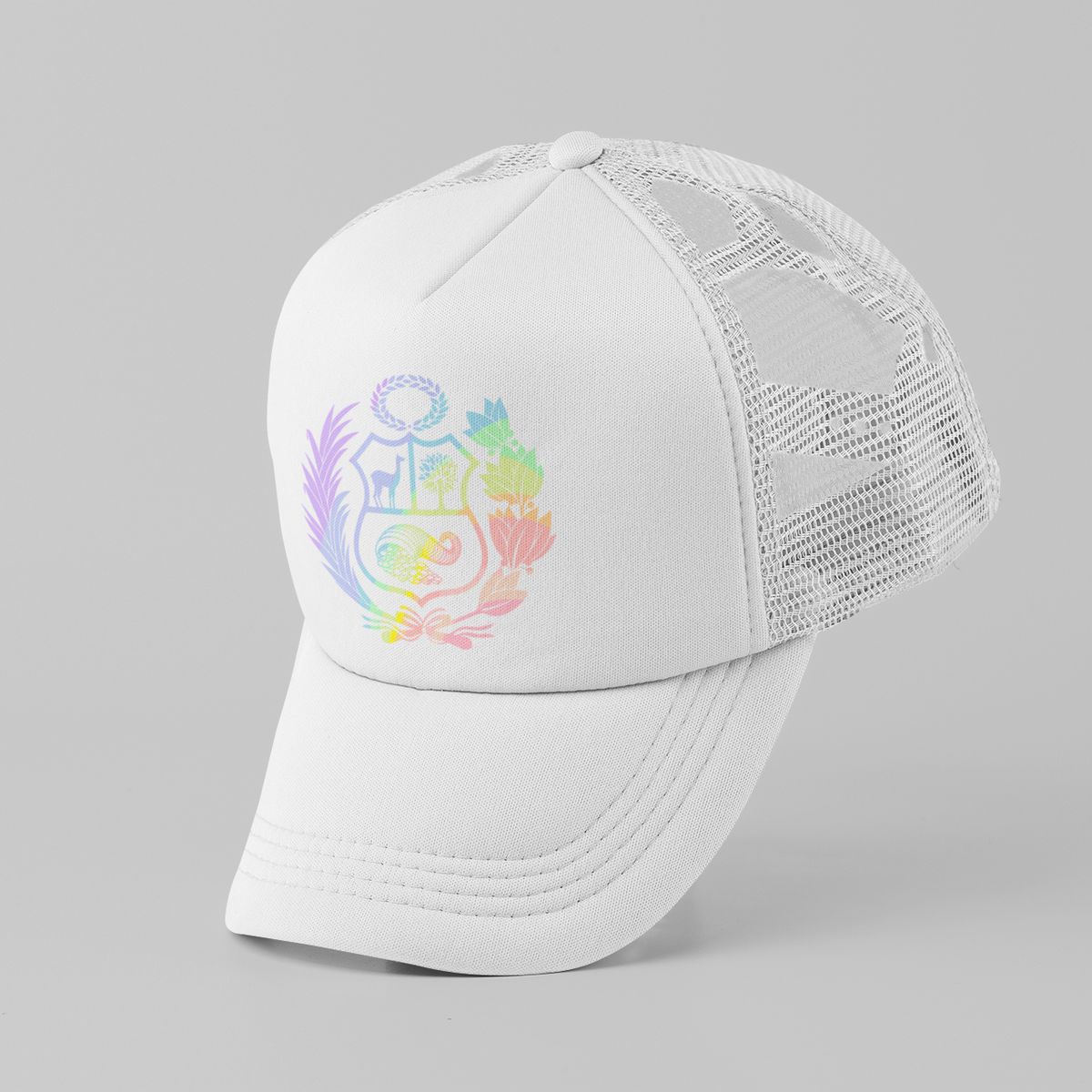 GENERICO - GORRA TRUCKER -ESCUDO PERU MOD004