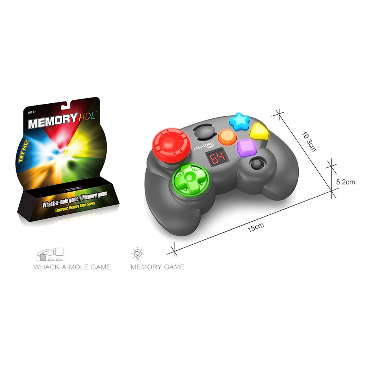 GENERICO - Juego De Memoria Con Luz Y Sonido