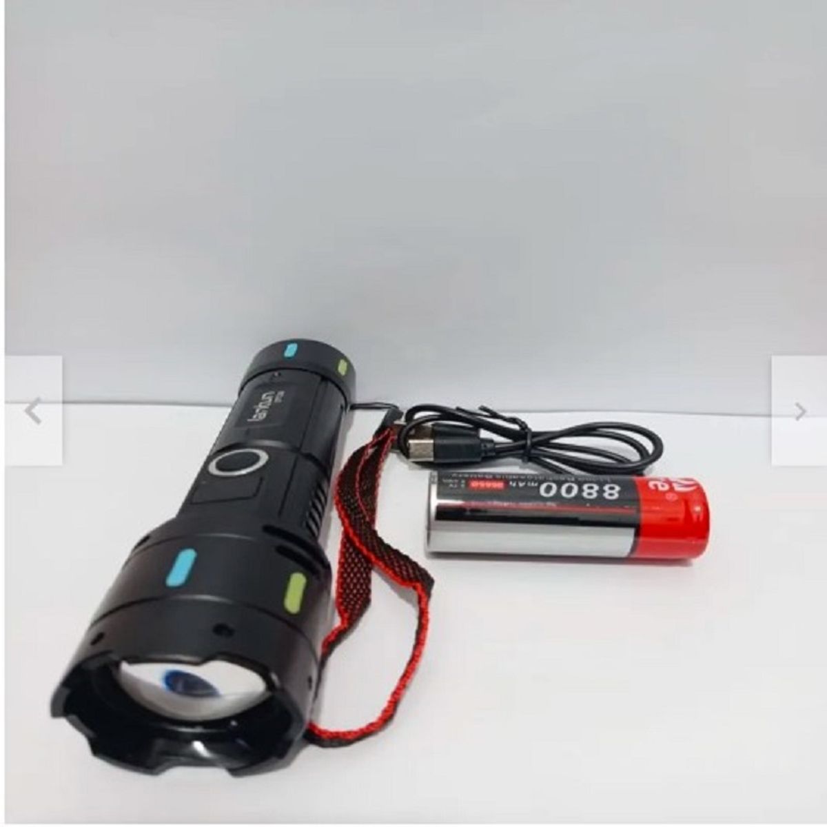SEISA - LINTERNA RECARGABLE DE LUZ FUERTE  POTENTE USB ZOOM