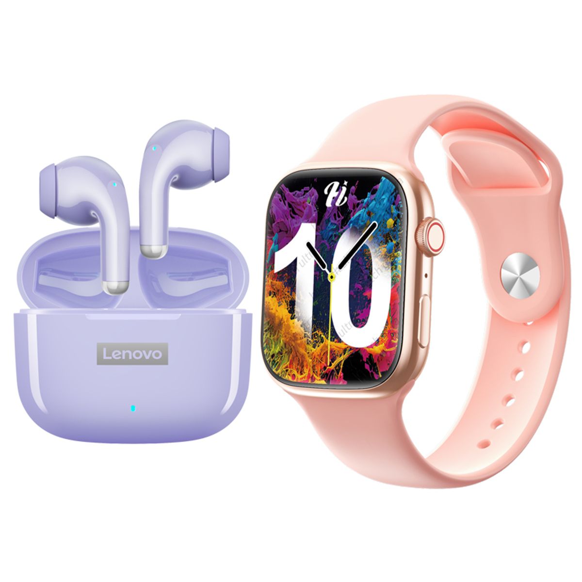 LENOVO - Lenovo LP40 PRO Audífonos Bluetooth y reloj inteligente