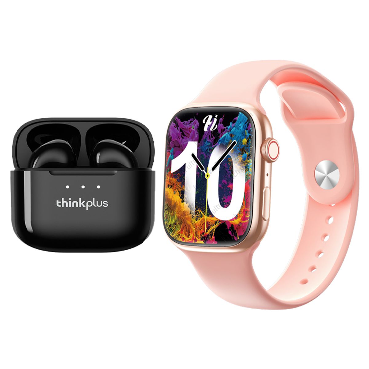 LENOVO - Audífonos Bluetooth Lenovo LP23 y reloj inteligente