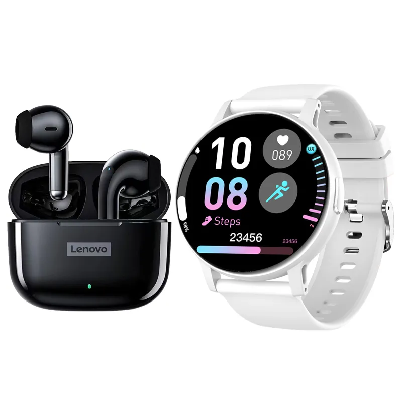 LENOVO - Lenovo LP40 PRO Audífonos Bluetooth y reloj inteligente