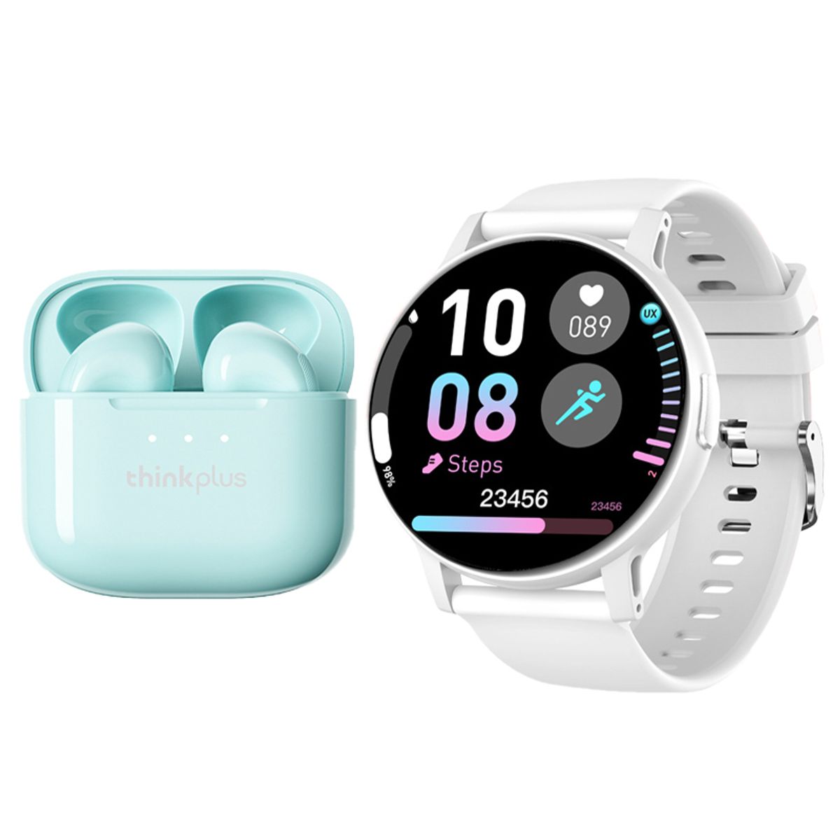 LENOVO - Audífonos Bluetooth Lenovo LP23 y reloj inteligente