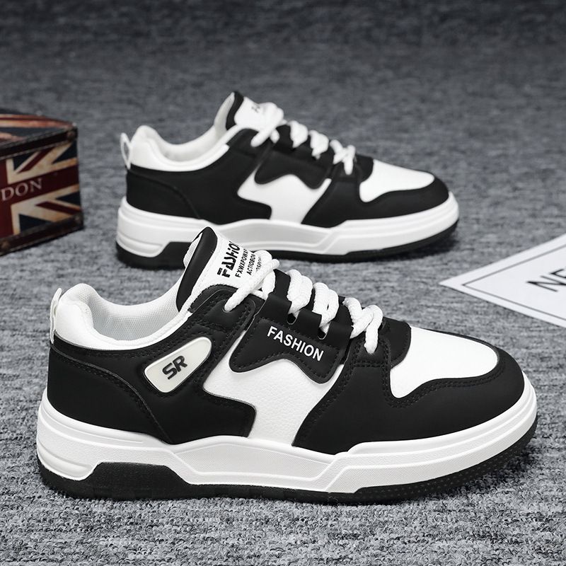 GENERICO - ZAPATILLA PARA HOMBRE FASHION ACTION BLANCONEGRO-6067