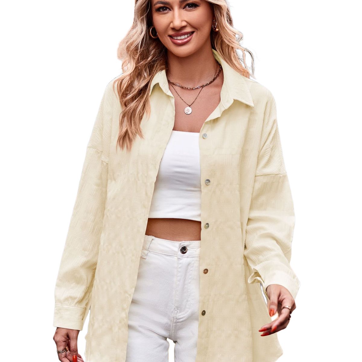 BLWOENS - Chaqueta para mujer - Amarillo