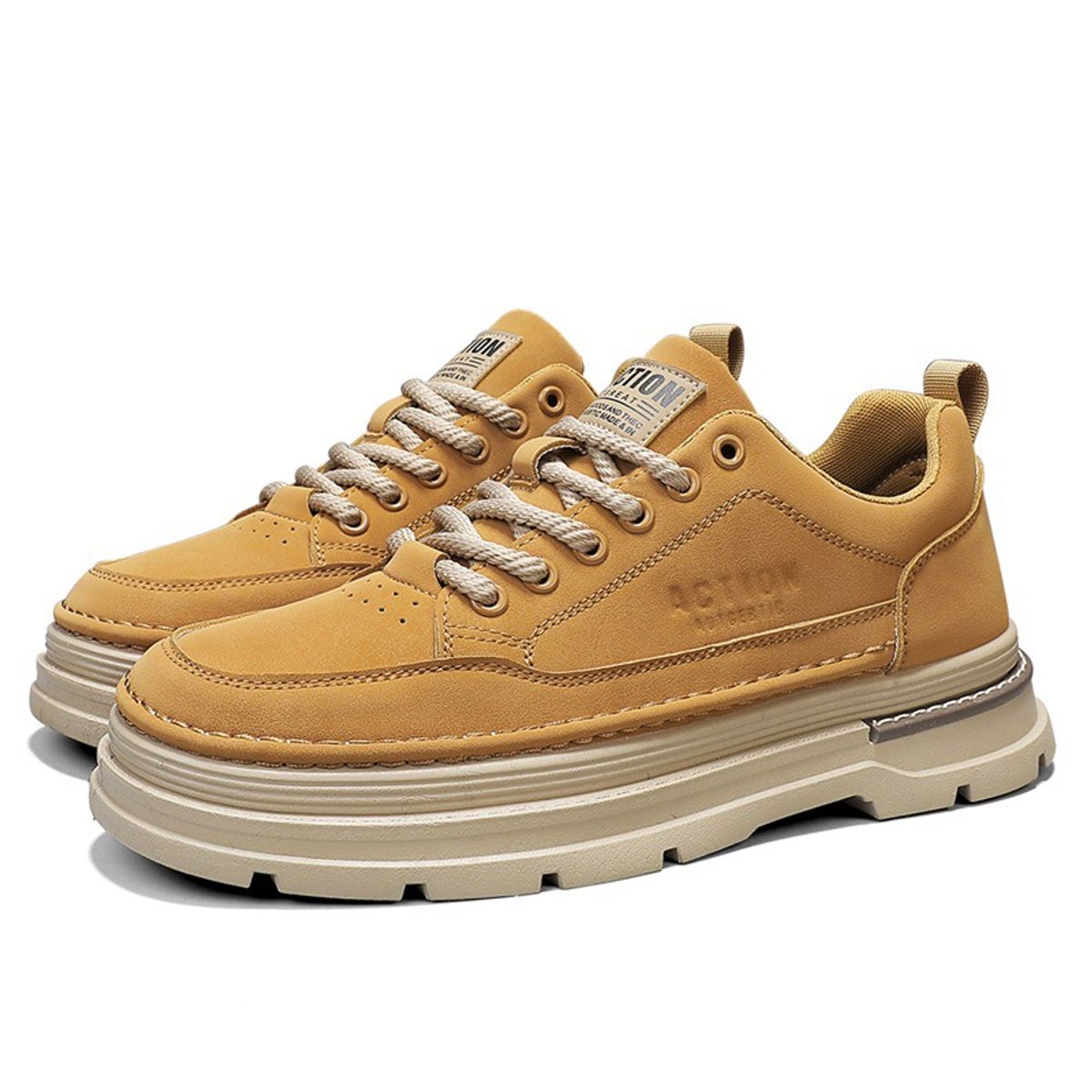 BLWOENS - Zapatos de portivas para hombres Zapatillas - Marrón