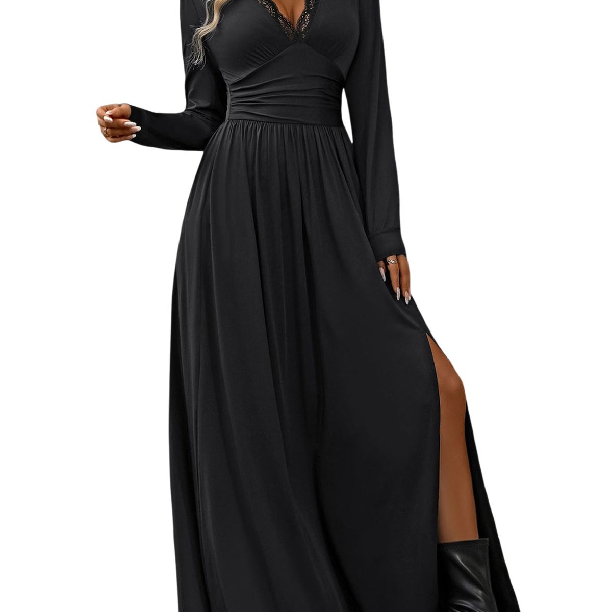 BLWOENS - Vestidos casuales de para mujeres - Negro