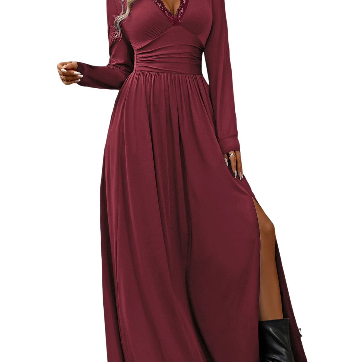 BLWOENS - Vestidos casuales de para mujeres - Rojo