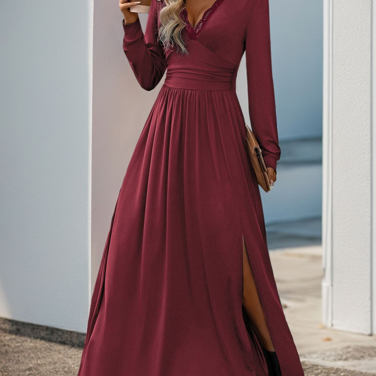 BLWOENS - Vestidos casuales de para mujeres - Rojo