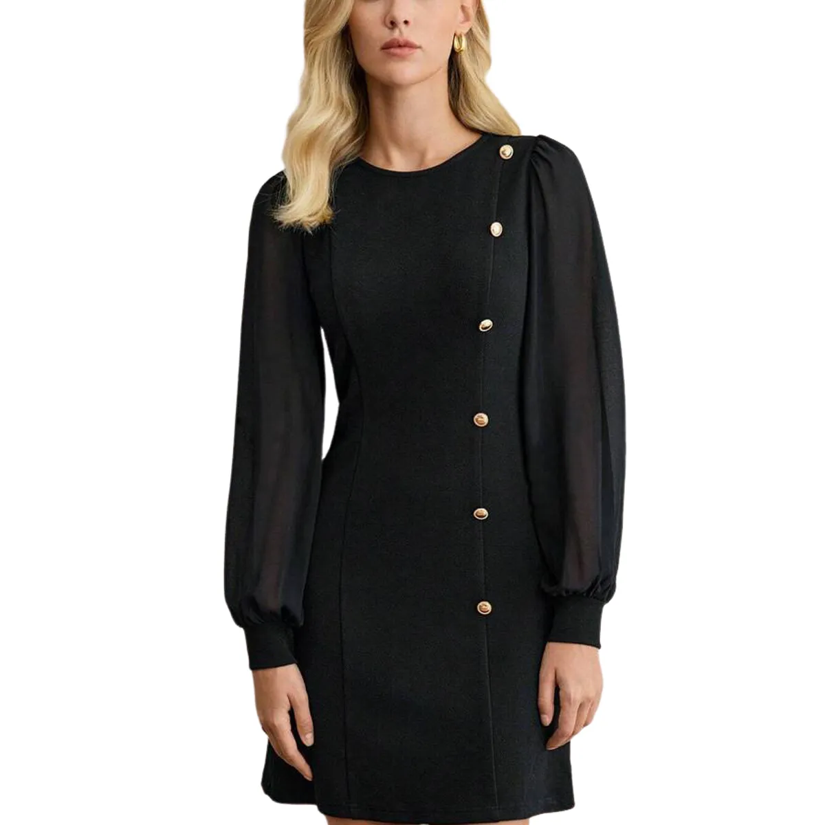 BLWOENS - Vestidos casuales de para mujeres - Negro