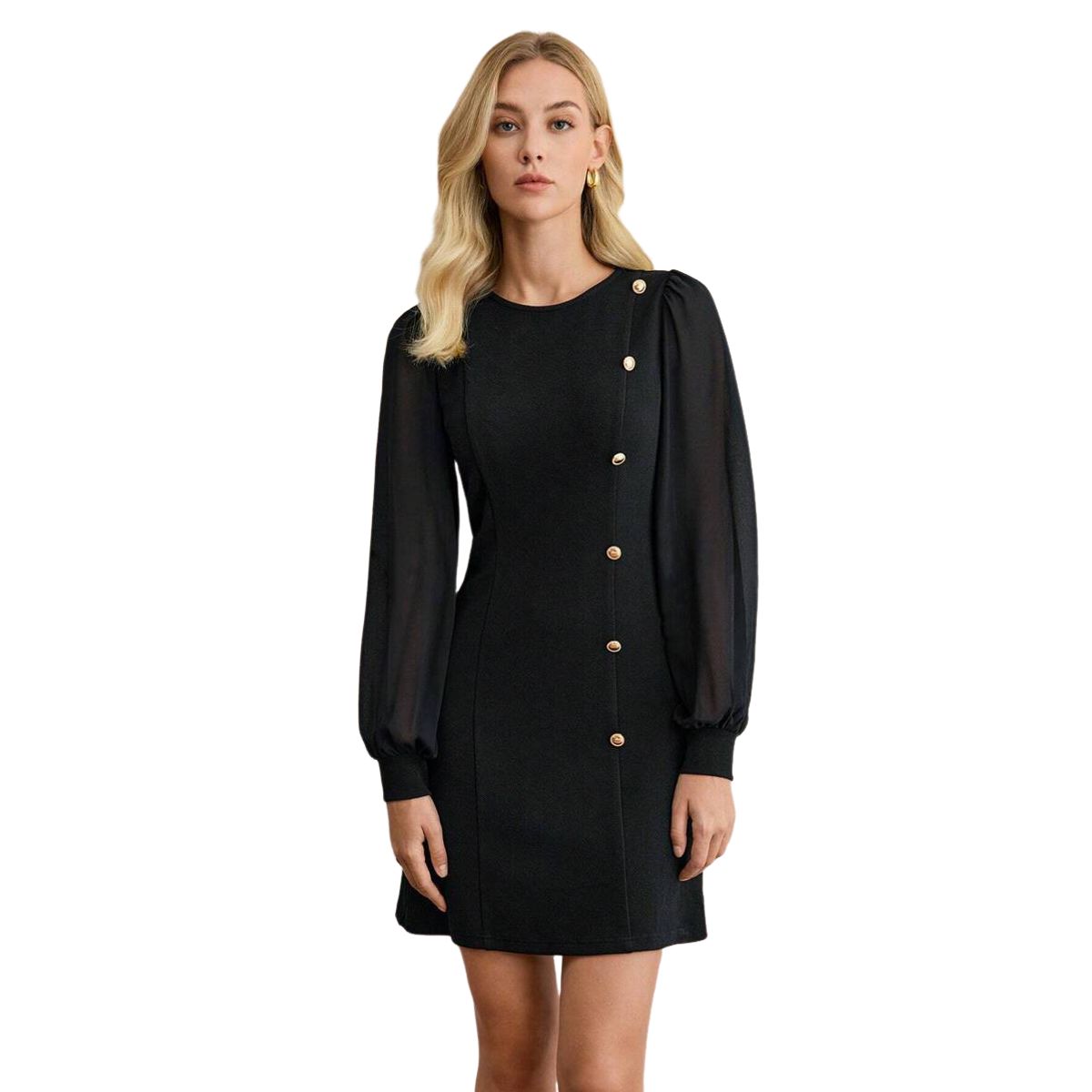 BLWOENS - Vestidos casuales de para mujeres - Negro