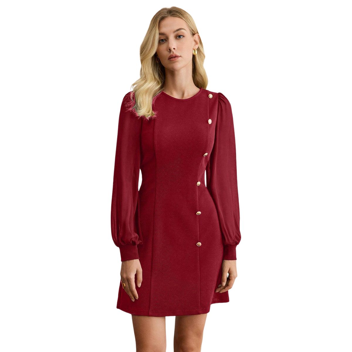 BLWOENS - Vestidos casuales de para mujeres - Rojo