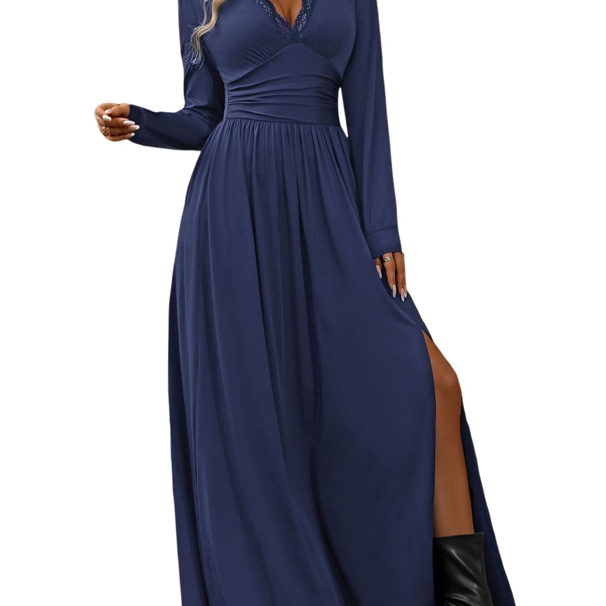 BLWOENS - Vestidos casuales de para mujeres - Azul