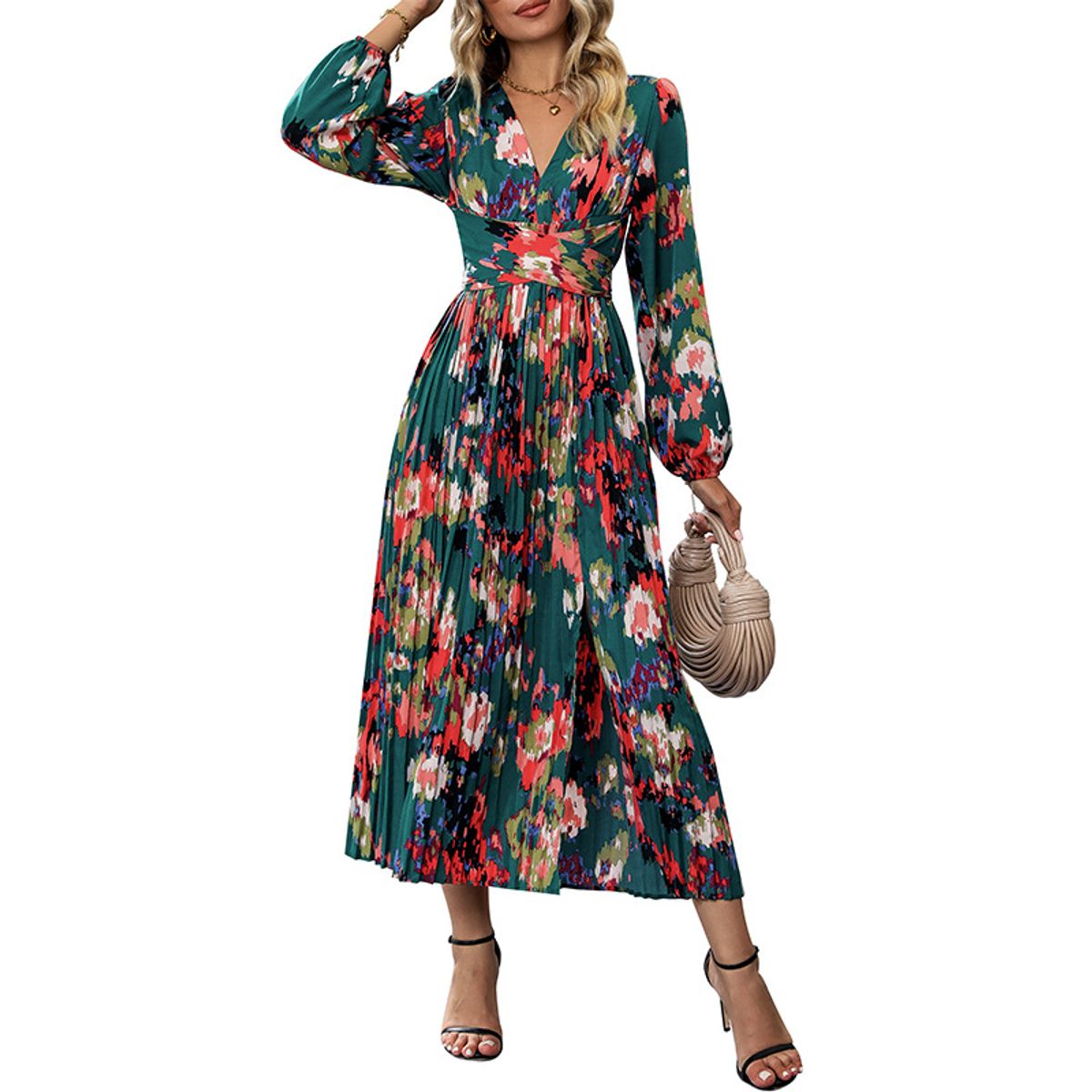 BLWOENS - Vestidos casuales de para mujeres - Verde