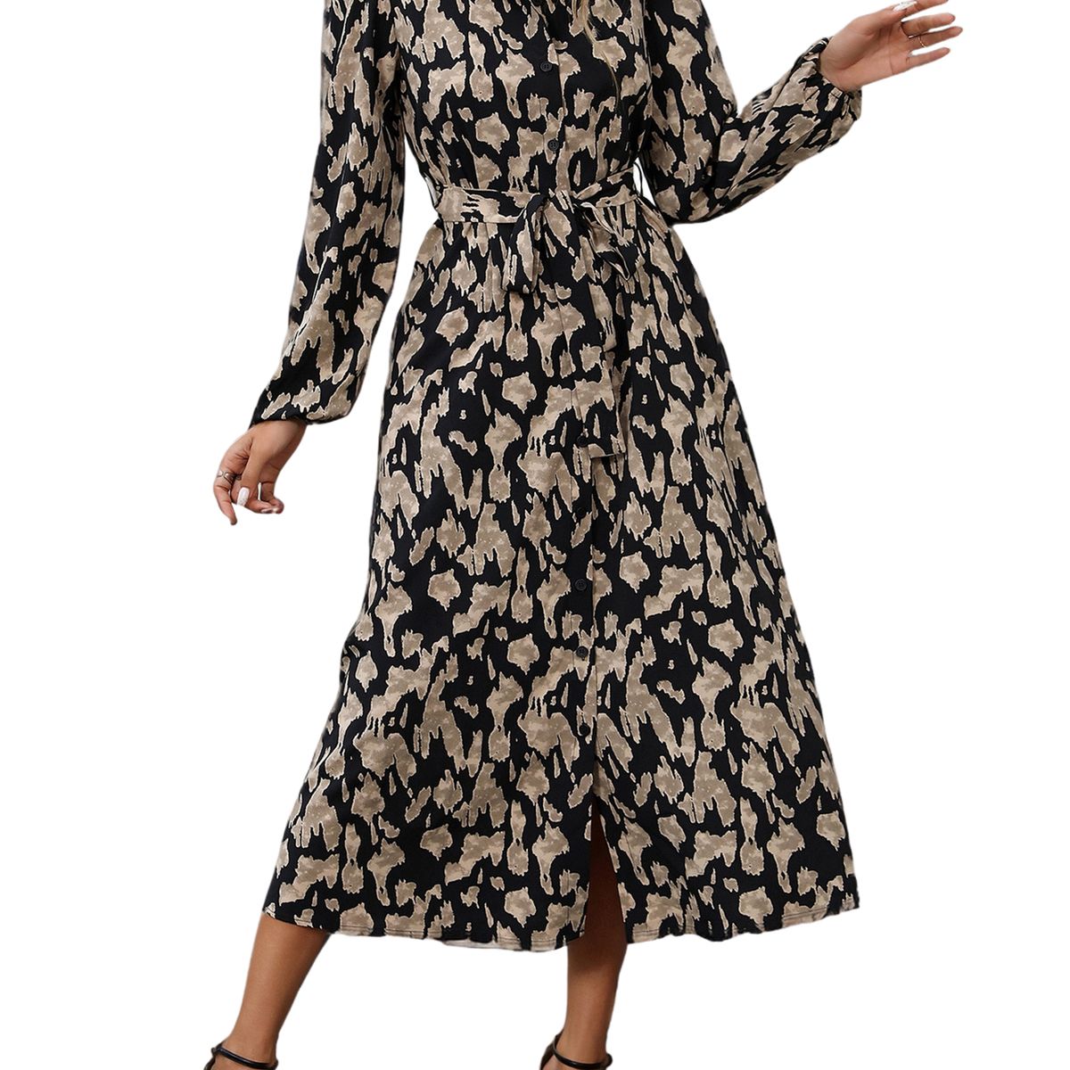 BLWOENS - Vestidos casuales de para mujeres - Negro