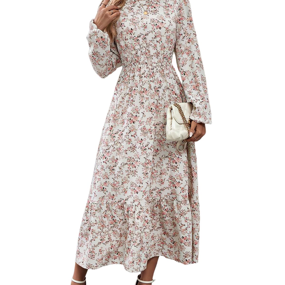 BLWOENS - Vestidos casuales de para mujeres - Rosa