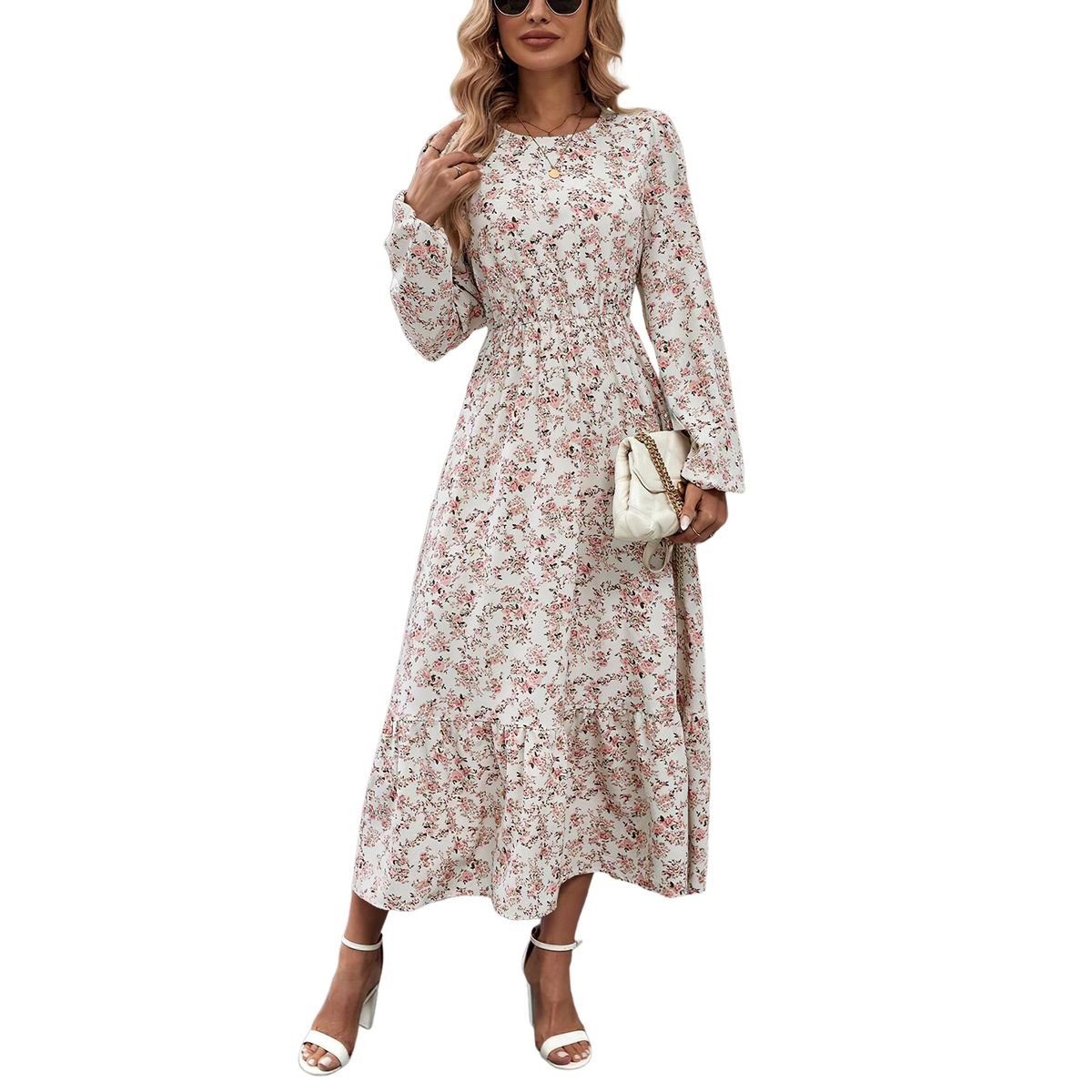 BLWOENS - Vestidos casuales de para mujeres - Rosa