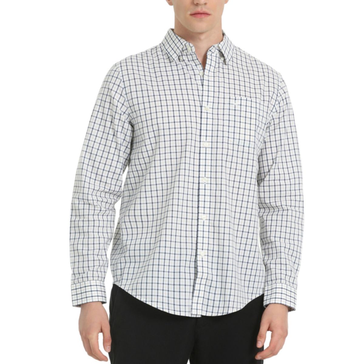 DOCKERS - Camisa Hombre Stain Defender Classic Fit Blanco Dockers
