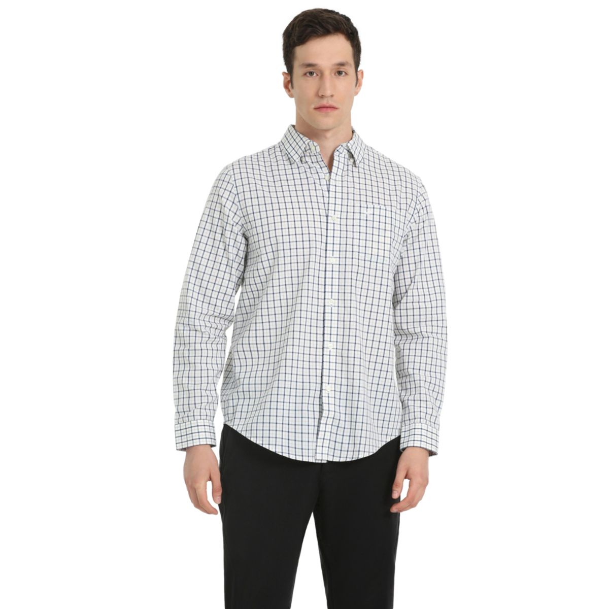 DOCKERS - Camisa Hombre Stain Defender Classic Fit Blanco Dockers