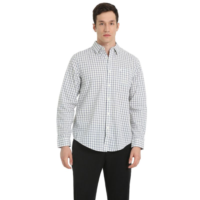 DOCKERS - Camisa Hombre Stain Defender Classic Fit Blanco Dockers