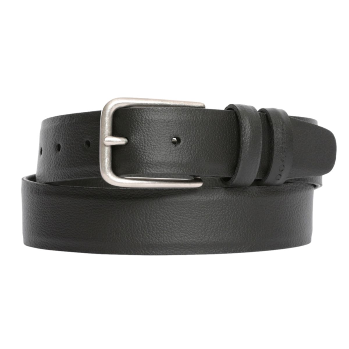 DOCKERS - Correa Hombre Cuero de Nopal Negro Dockers