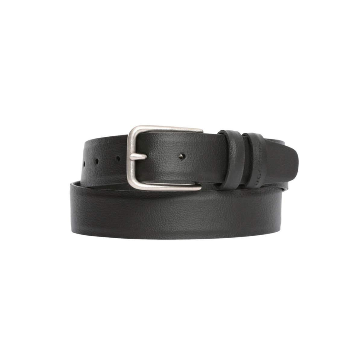 DOCKERS - Correa Hombre Cuero de Nopal Negro Dockers