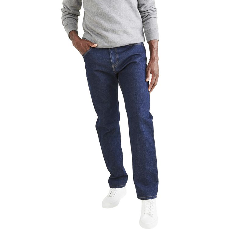 DOCKERS - Pantalón Hombre Jean Cut Straight Fit Azul Dockers