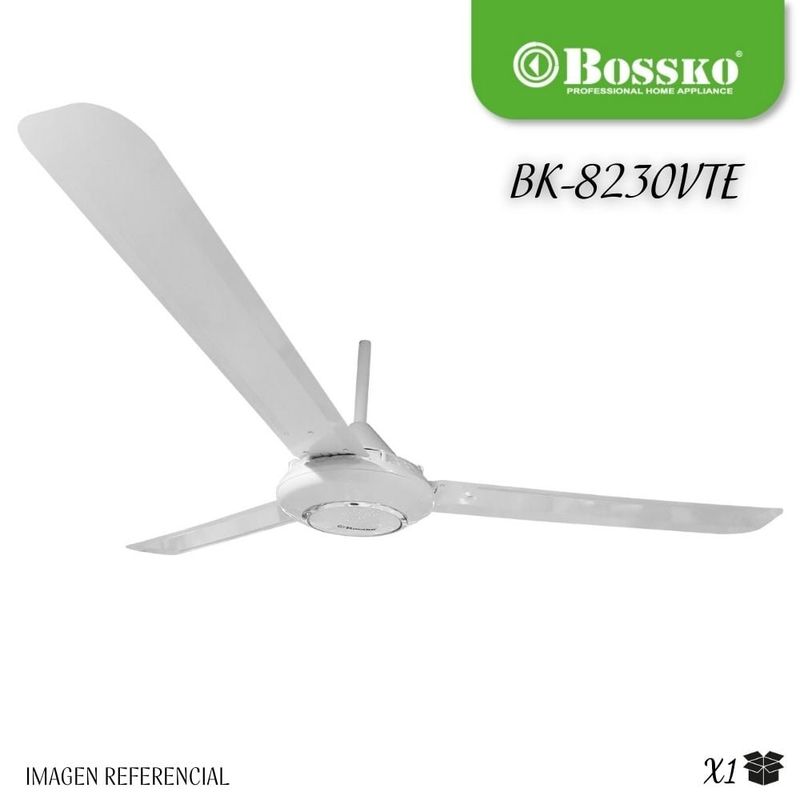 BOSSKO - Ventilador de Techo Bossko BK-8230VTE de 90 Watts