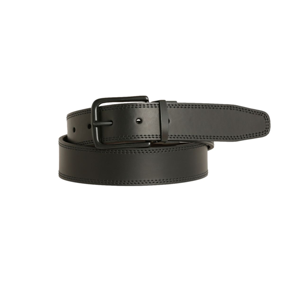 DOCKERS - Correa Hombre Reversible 100% Cuero Negro Dockers