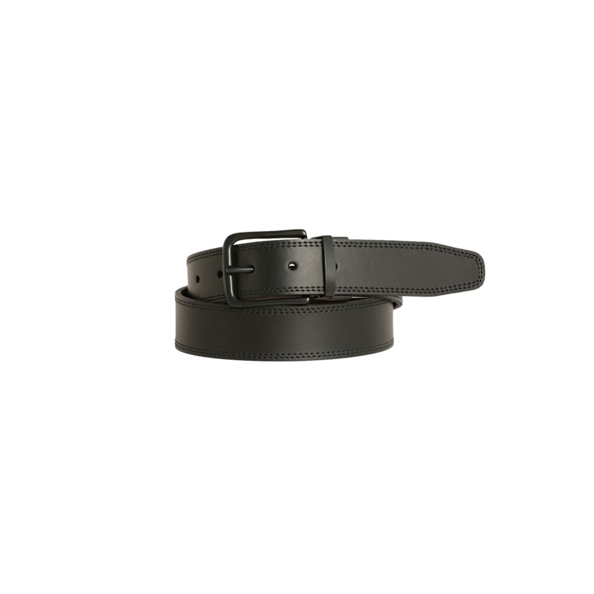 DOCKERS - Correa Hombre Reversible 100% Cuero Negro Dockers