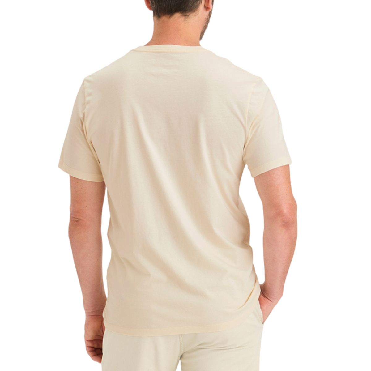 DOCKERS - Polo Hombre Graphic Tee Slim Fit Blanco Dockers