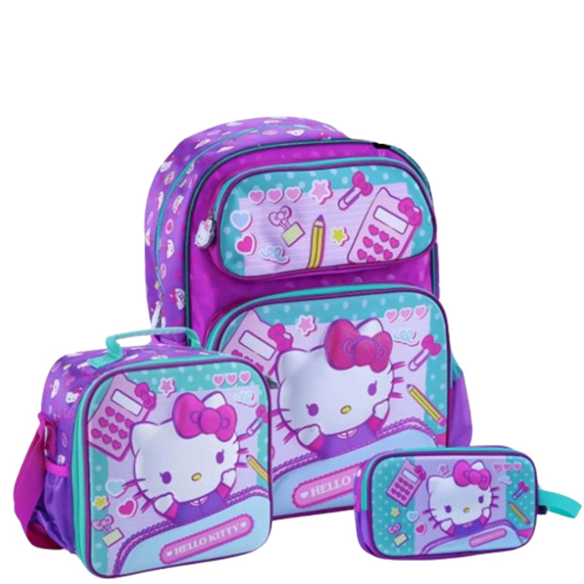 GENERICO - Set Mochila+Lonchera+Cartuchera