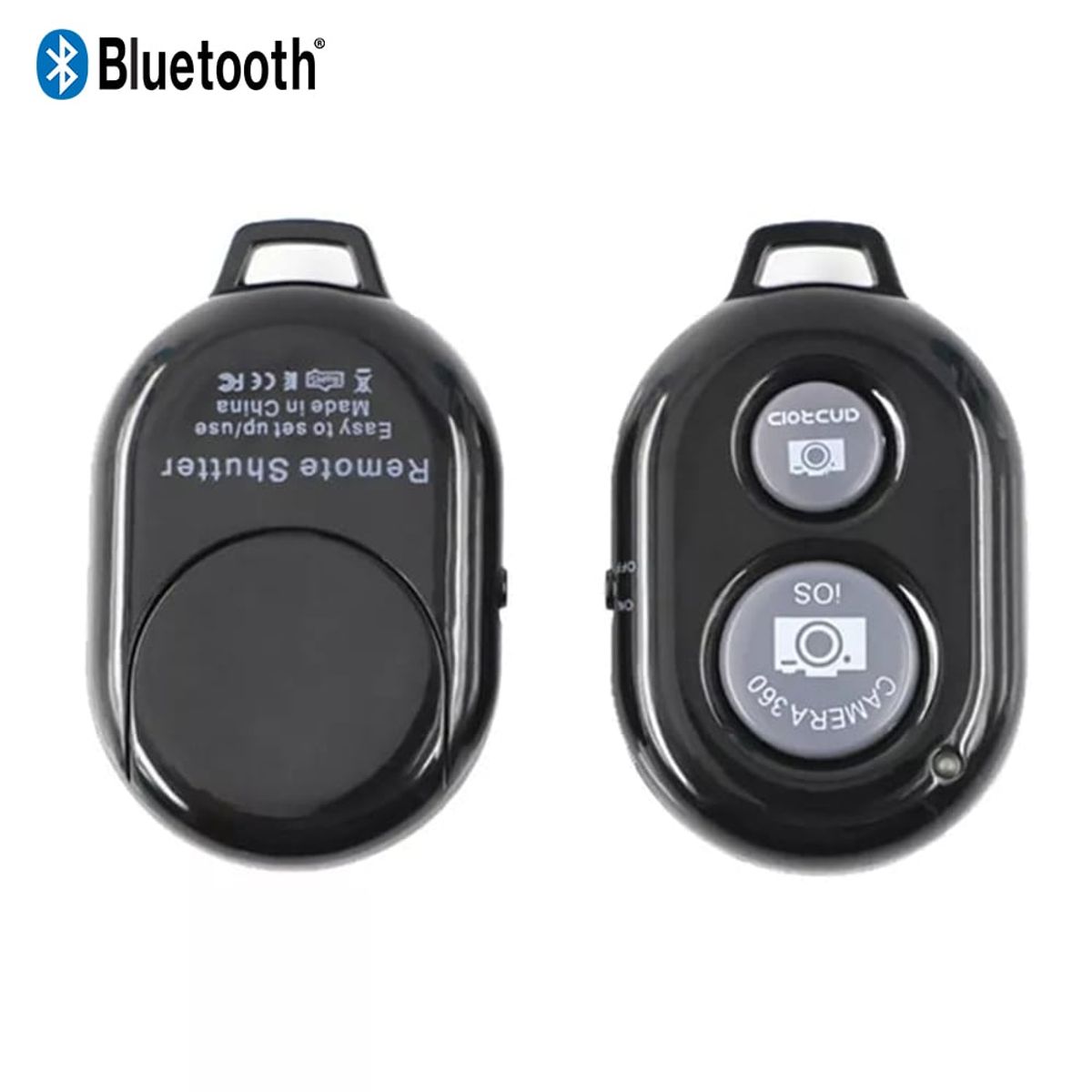 INTERLUD - Shooter Disparador Bluetooth Fotos a Distancia Calidad Negro Selfie