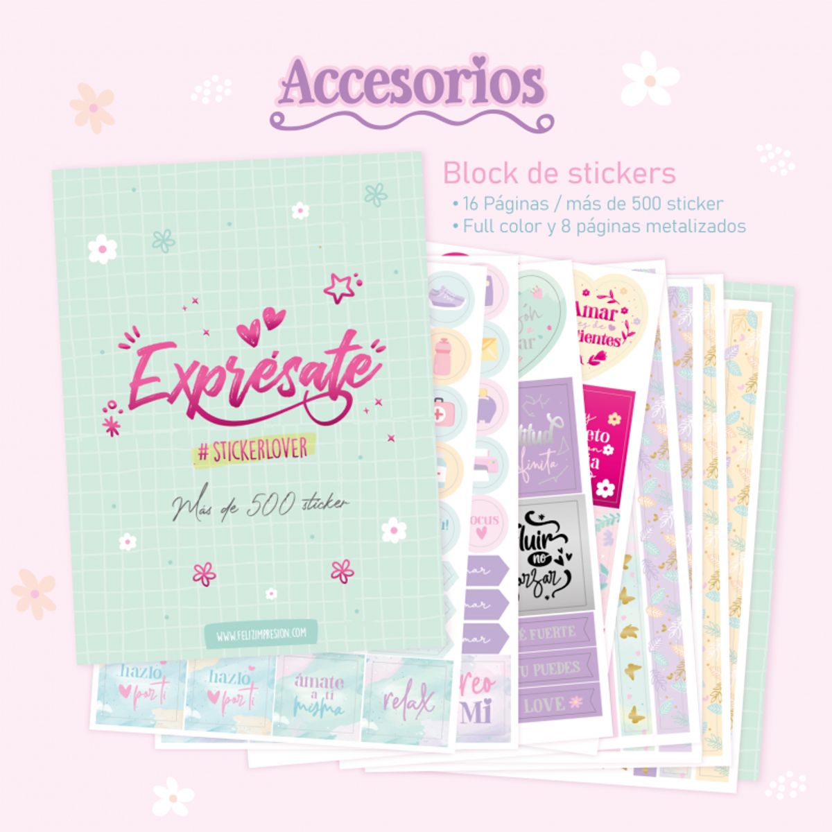 GENERICO - Block de stickers - Feliz Impresión