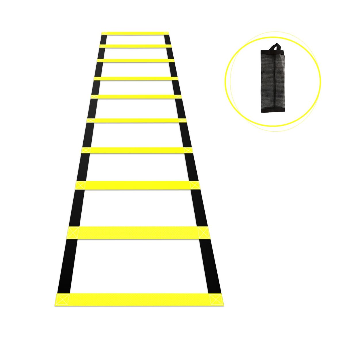 GENERICO - ESCALERA PARA AGILIDAD Y COORDINACIÓN CON FUNDA TODO DEPORTE