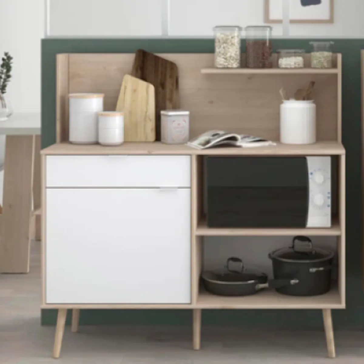 NACION MUEBLES - ALACENA NACION MUEBLES OSO COLOR MADERA