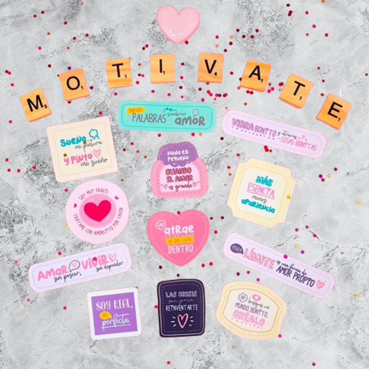 GENERICO - Stickers Motivadores - Feliz Impresión