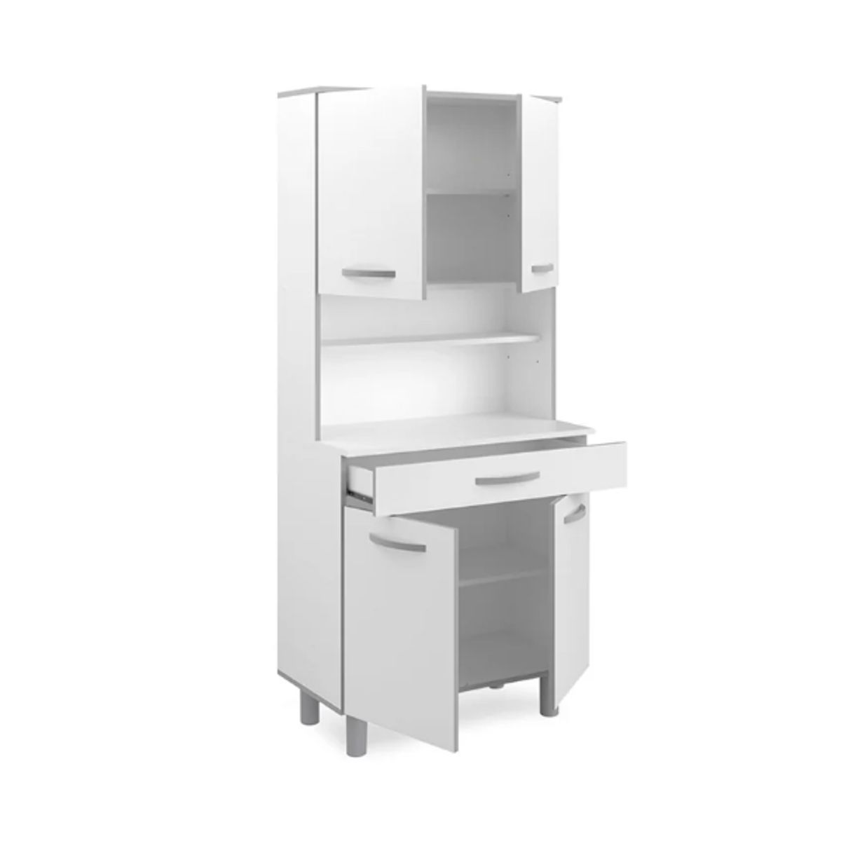 NACION MUEBLES - ALACENA NACION MUEBLES AMARILYS COLOR BLANCO