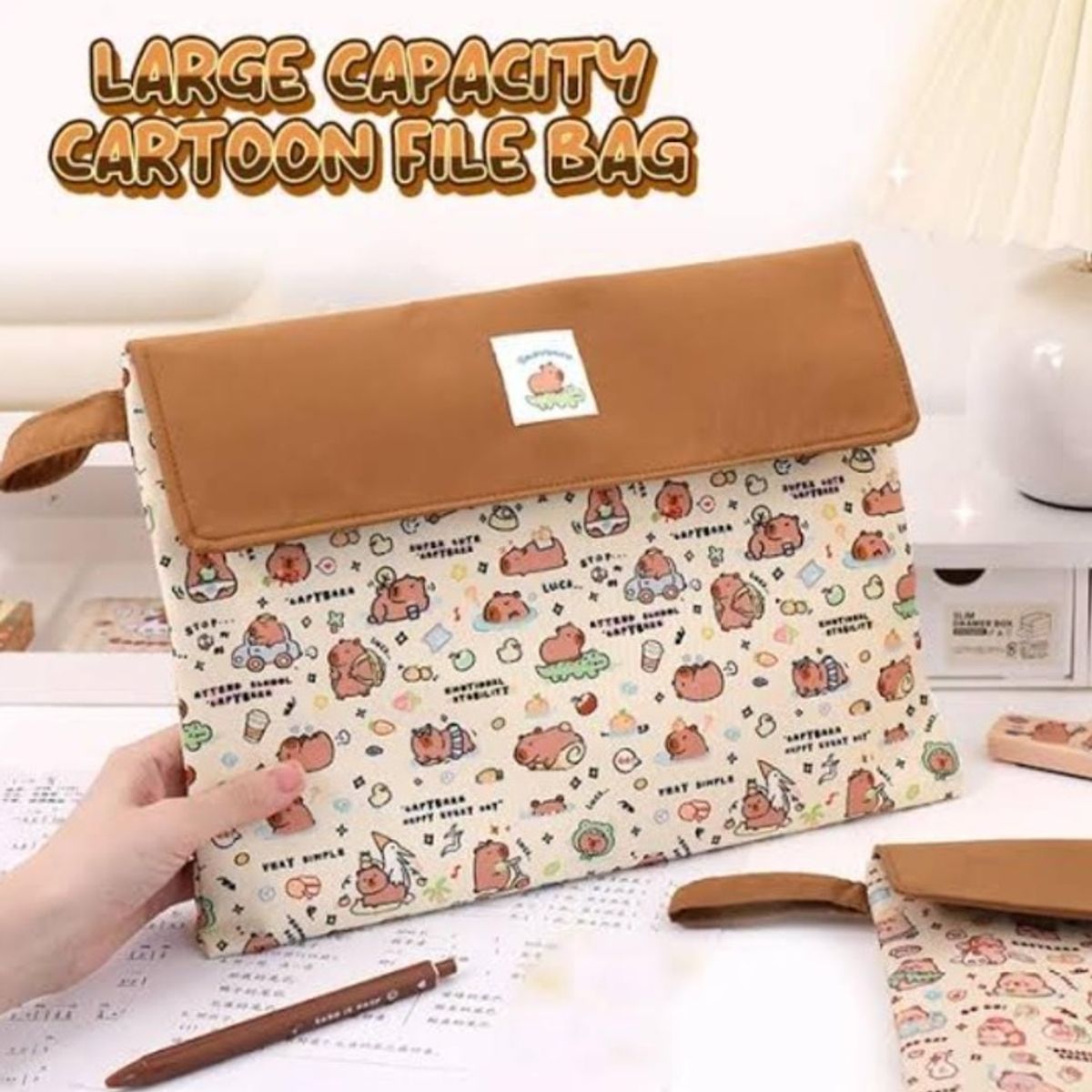 GENERICO - PORTANOTEBOOKTABLETPORTADOCUMENTOS CAPIBARA