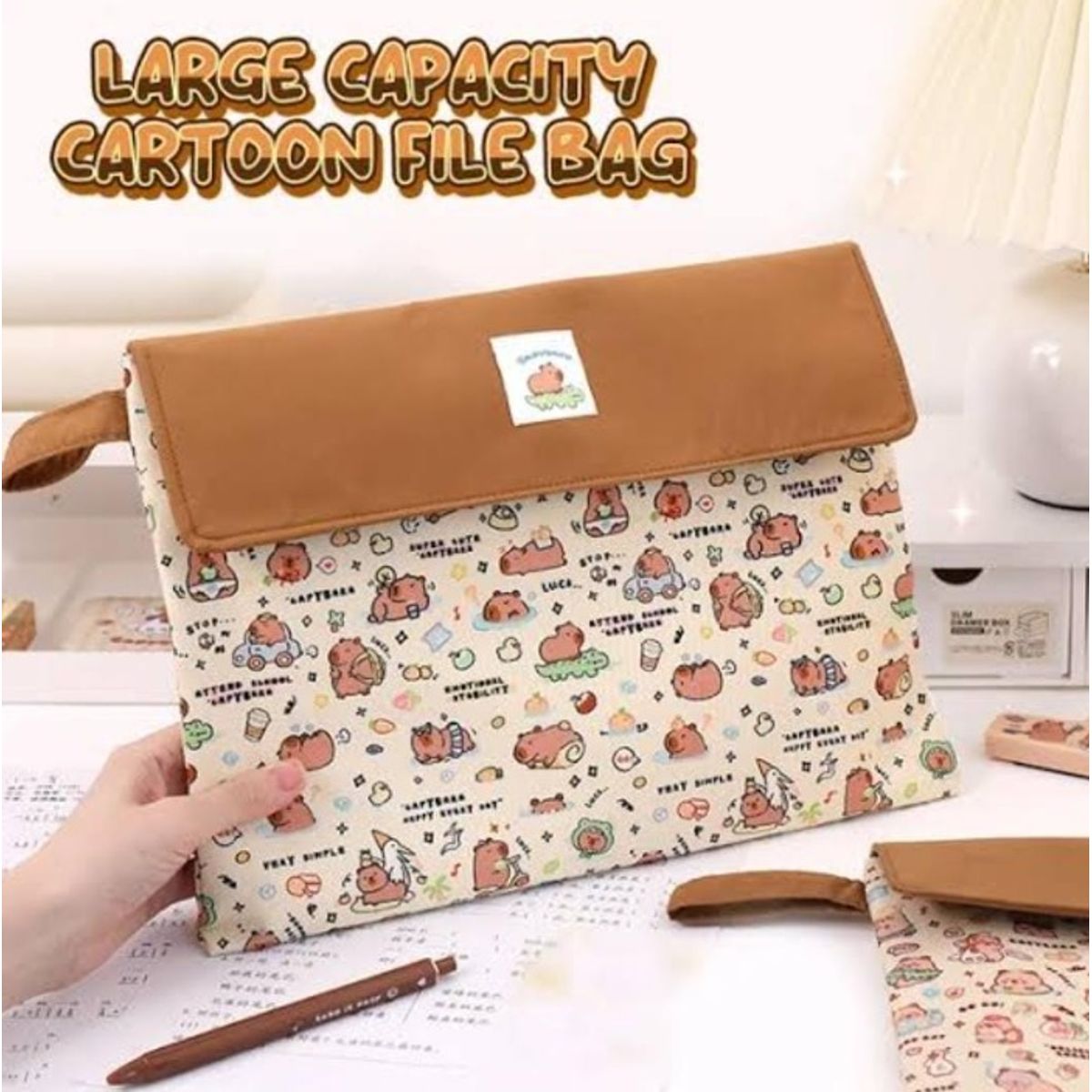 GENERICO - PORTANOTEBOOKTABLETPORTADOCUMENTOS CAPIBARA