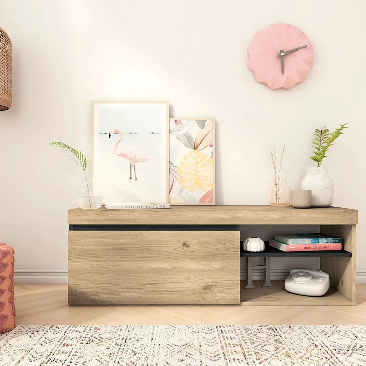 VILLA HOGAR - Mesa de TV 50 pulgadas Chipre