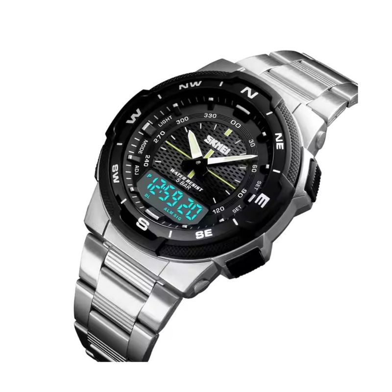 SKMEI - Reloj Skmei 1370 Digital Analogo Plateado