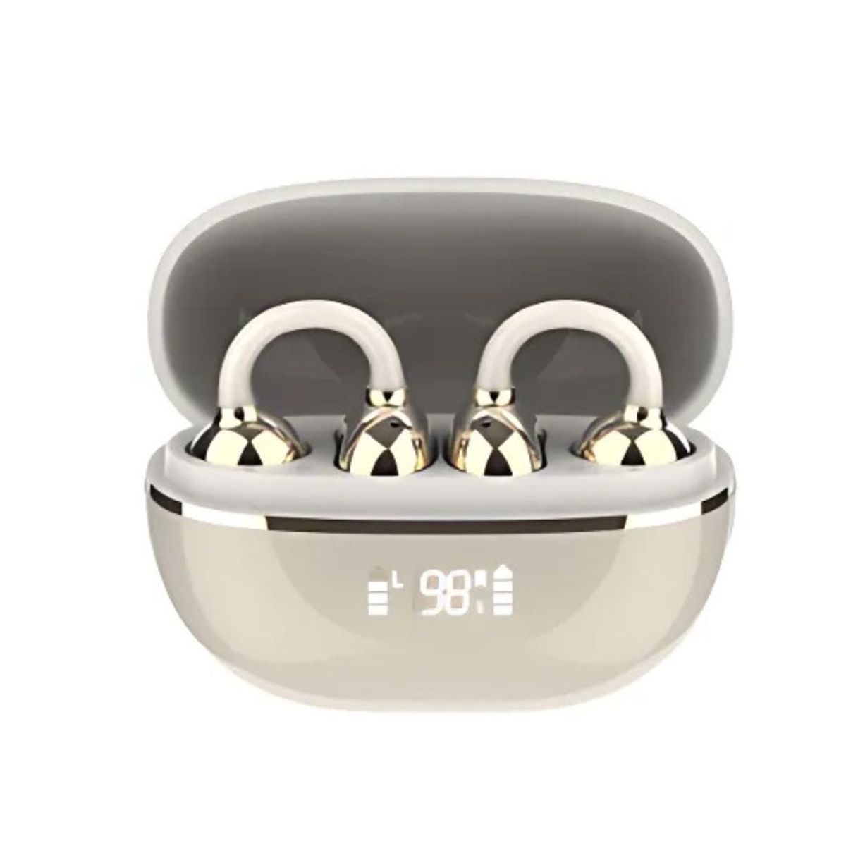 LDNIO - Audifonos Auriculares Con Clip Para Oreja Ldnio T09 Bluetooth Gold