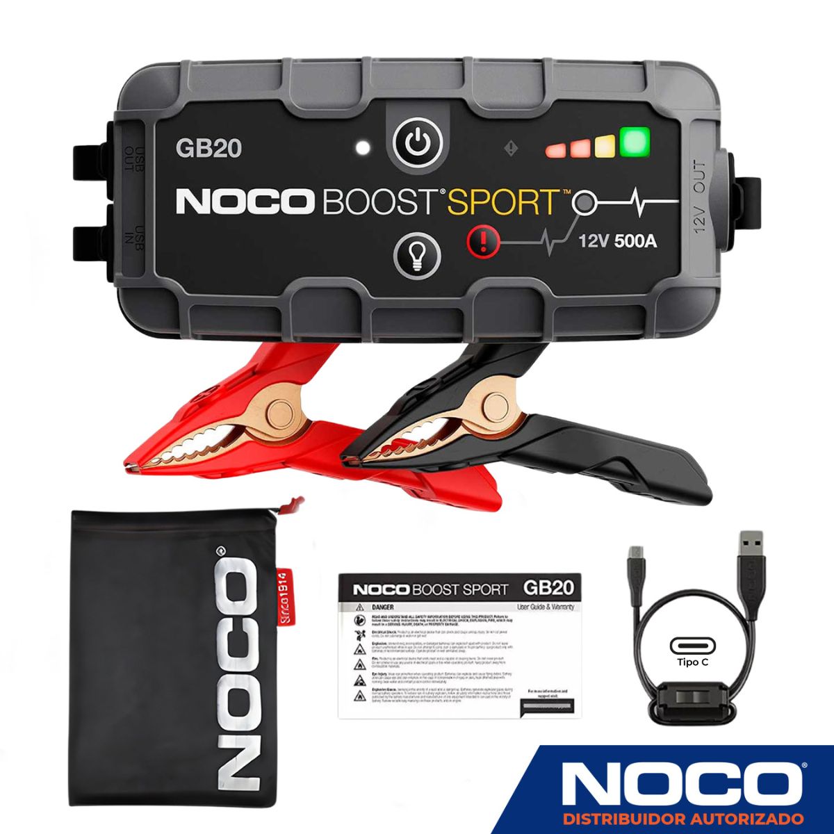 NOCO - Arrancador de Batería Portátil NOCO GB20
