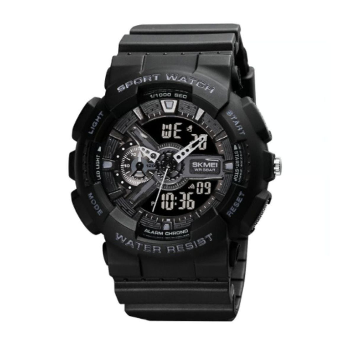 SKMEI - Reloj Skmei 1688 Deportivo 5 atm Dual Time