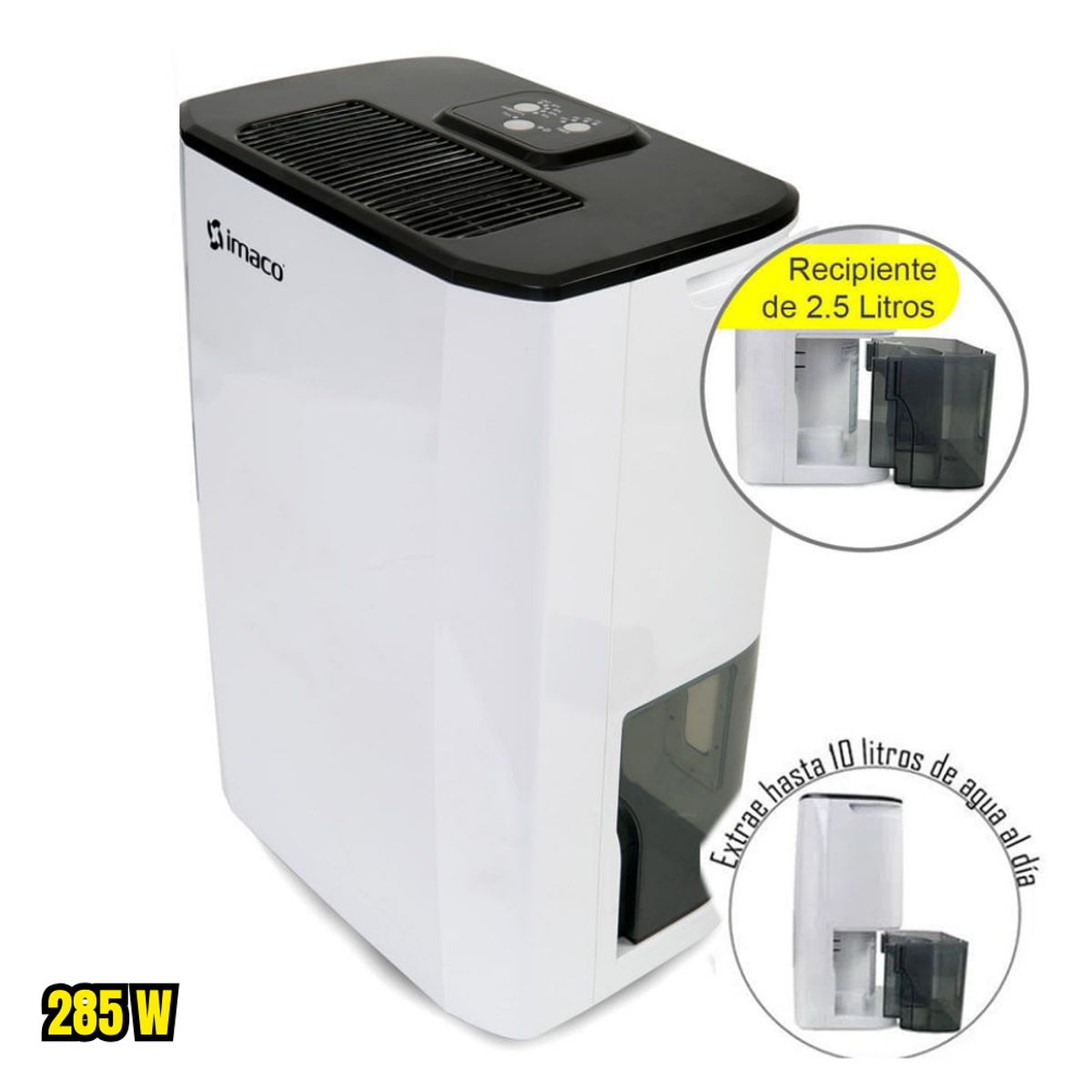 IMACO - Deshumedecedor Electrónico Imaco 10 Litros DHE1002