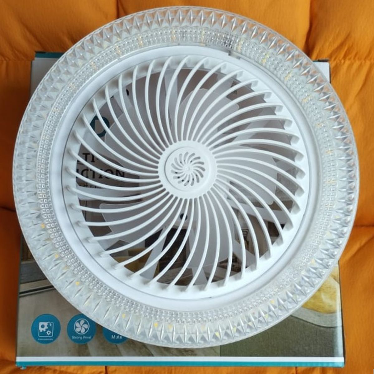 GENERICO - Foco Ventilador de Techo Led con Control Remoto