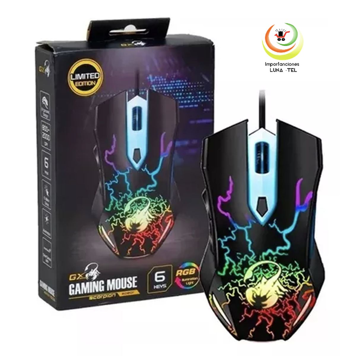 GENIUS - MOUSE GAMER SCORPION RGB LIMITED EDITION GENIUS