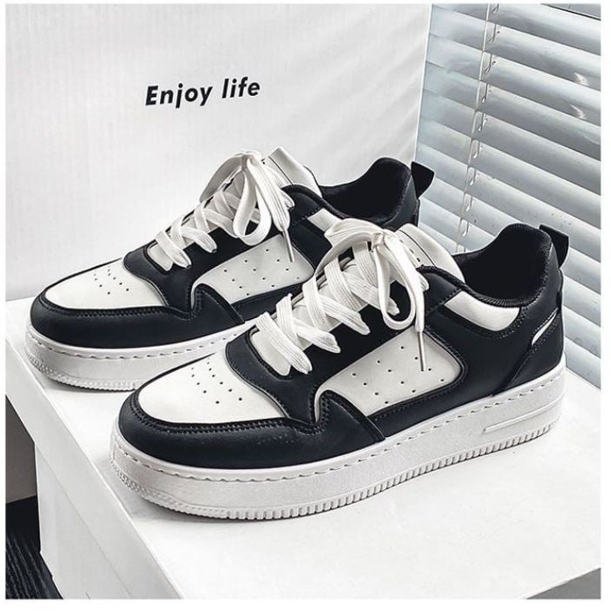 GENERICO - ZAPATILLA PARA HOMBRE CLOTHES FASHION NEGRO - K066