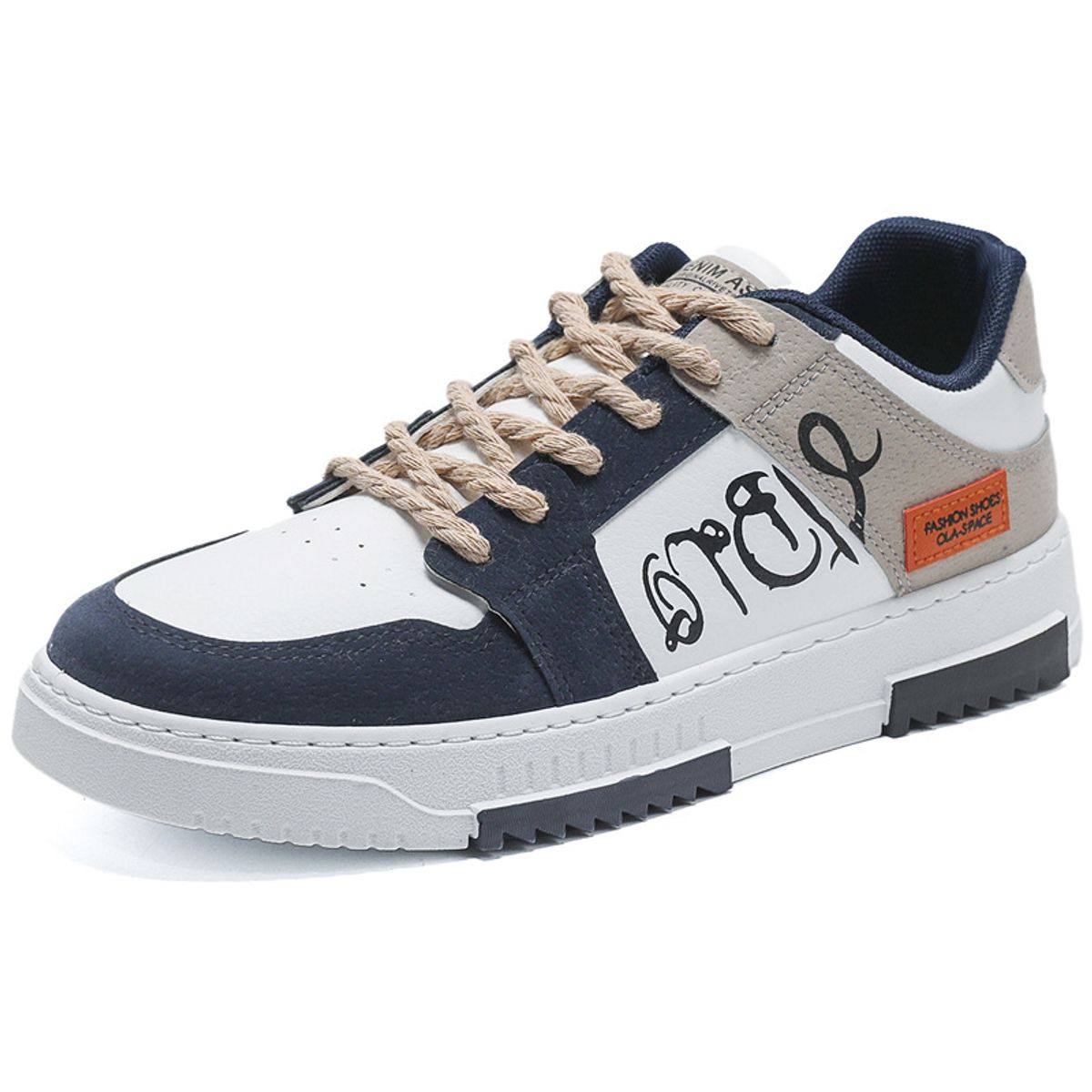GENERICO - ZAPATILLA PARA HOMBRE DENIMASR AZUL / GRIS  - C005